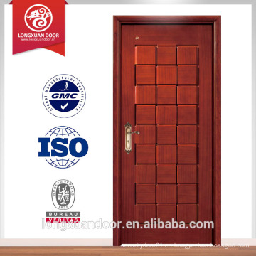 Diseño moderno de la puerta de madera puerta de madera sólida puerta principal diseño de la talla de madera
